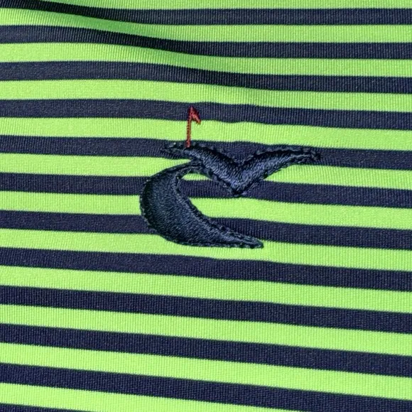 RLX Ralph Lauren Golf Polo Shirt Men's L White Stripped (LOT Of 3)