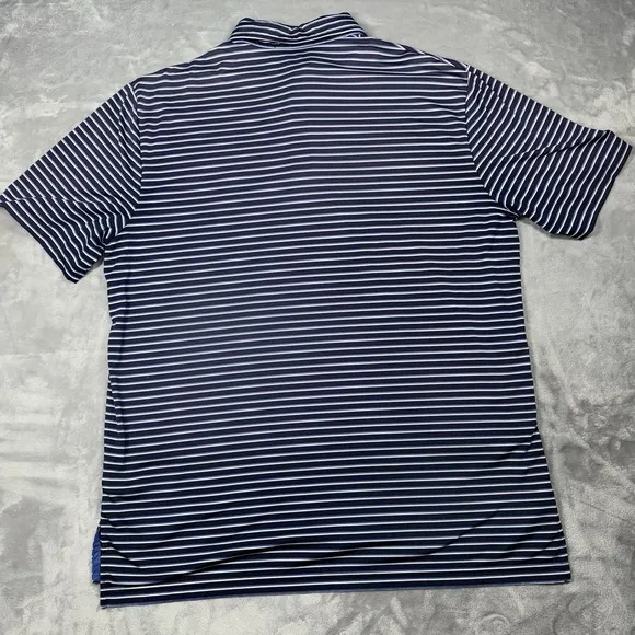 RLX Ralph Lauren Golf Polo Shirt Men's L White Stripped (LOT Of 3)