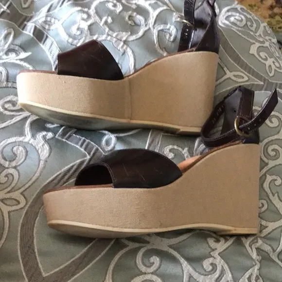 Robert Clergerie  Platform Sandals 8 1/2