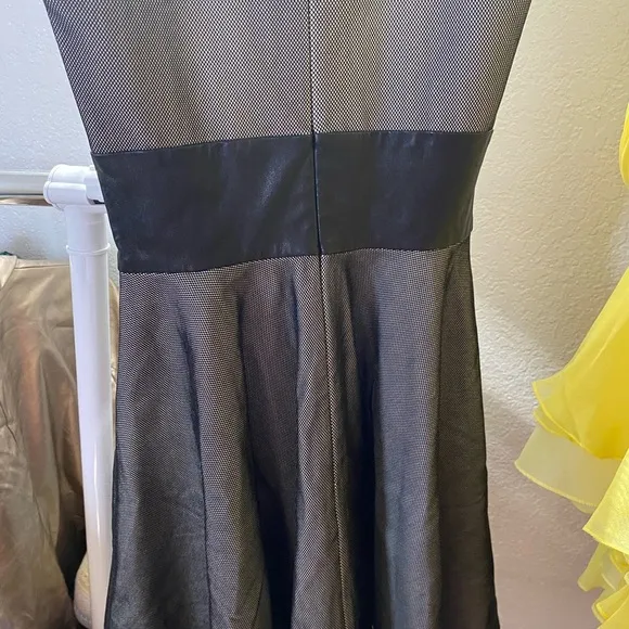 Robert Rodriguez Leather &amp; Nylon Skater Dress Women’s Size 2