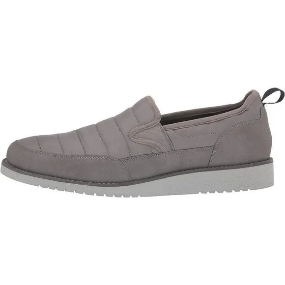 Rockport Men's Axelrod Quilted Lightweight Soft Slip On Shoes Grey Size 9W NWT