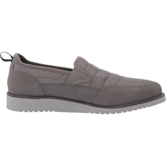 Rockport Men's Axelrod Quilted Lightweight Soft Slip On Shoes Grey Size 9W NWT