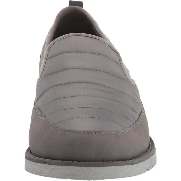 Rockport Men's Axelrod Quilted Lightweight Soft Slip On Shoes Grey Size 9W NWT