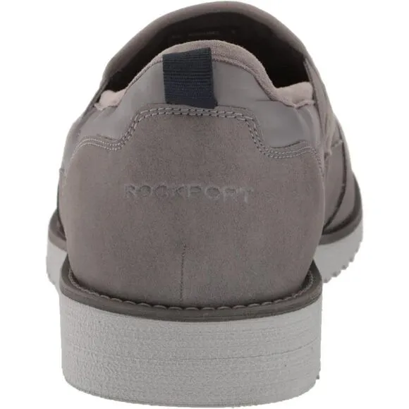 Rockport Men's Axelrod Quilted Lightweight Soft Slip On Shoes Grey Size 9W NWT