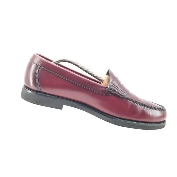 Rockport Men's Shoes Oxblood Burgundy Classic Penny Loafers  Sewn M2887 Sz 12 M