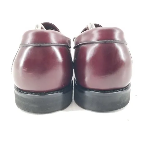 Rockport Men's Shoes Oxblood Burgundy Classic Penny Loafers  Sewn M2887 Sz 12 M