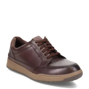 Rockport Men's Sneakers Bronson Lace to Toe Casual Dark Brown Leather 6.5 Wide