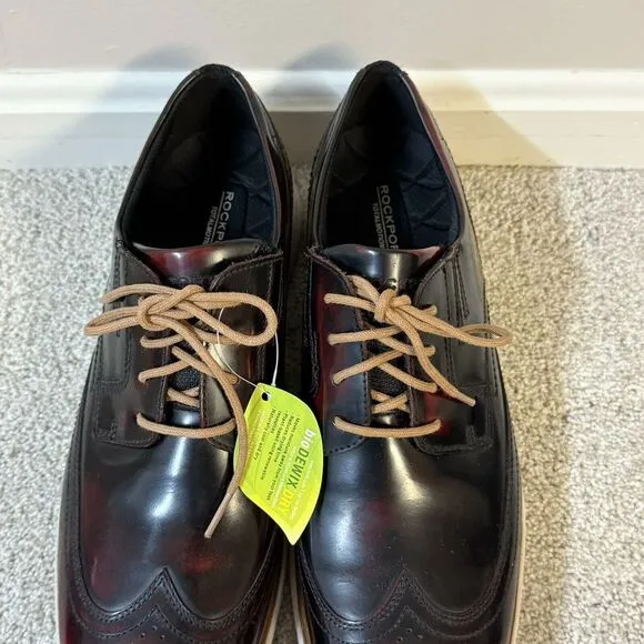 Rockport - Men's Total Motion Craft Wing Tip‎ Walking Dress Shoes Size 12