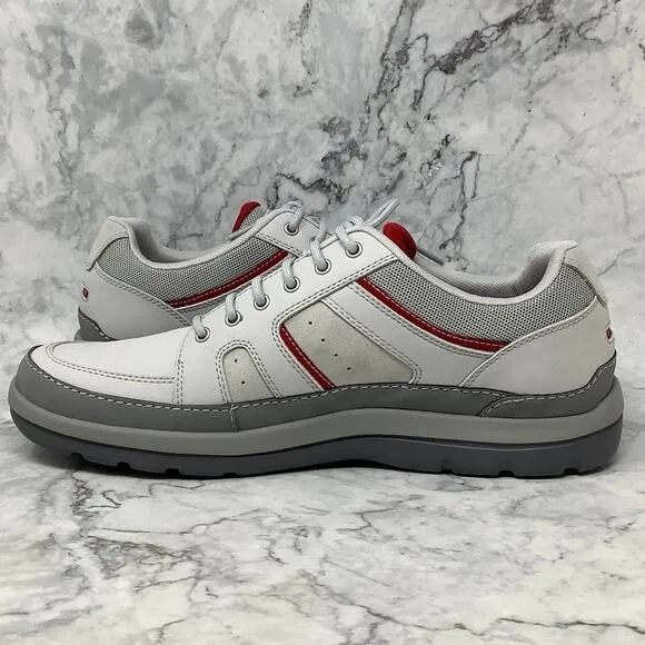 Rockport Size 13M Light Grey Get Your Kicks Mudguard Lace Up Casual Shoes P27-7