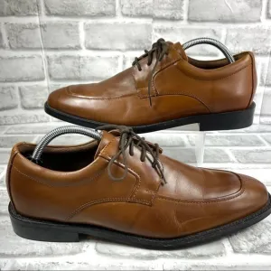 Rockport Walkability Lightweight Men’s Size 10 Brown Leather Dress Oxford Shoes