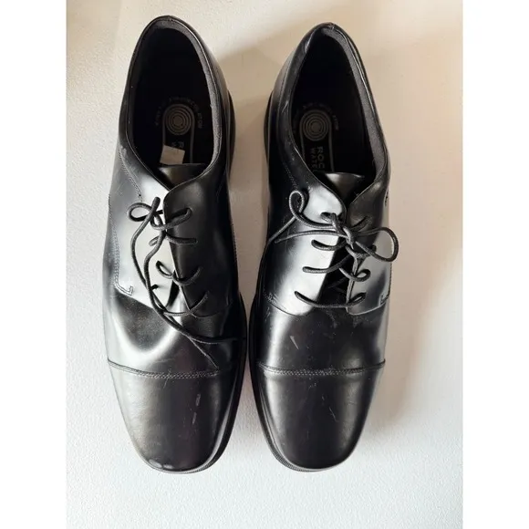 Rockport Waterproof Leather Oxford Dress Shoes Wide Width 15W