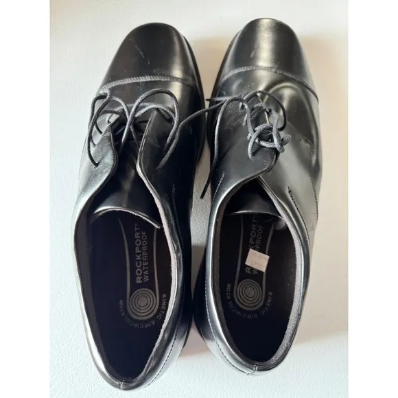 Rockport Waterproof Leather Oxford Dress Shoes Wide Width 15W