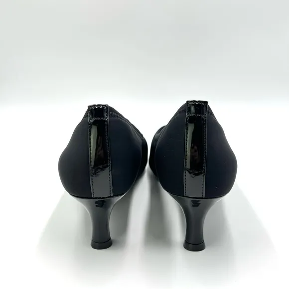 Rockport Womens Total Motion Kaiya CH3757 Classic Black Heels Pumps Shoes 10 NEW