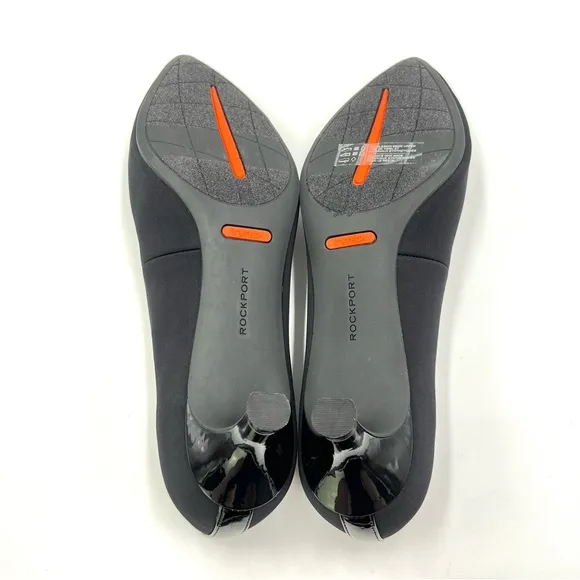 Rockport Womens Total Motion Kaiya CH3757 Classic Black Heels Pumps Shoes 10 NEW