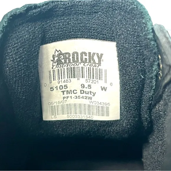 ROCKY Women’s Boots 5105 Size 9.5 W Waterproof Leather