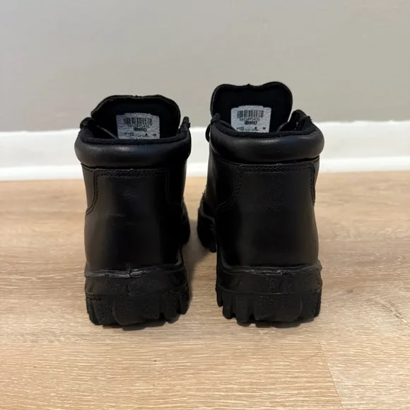 Rocky Women’s Plain Toe Black TMC Postal Service Chukka Boots Size 8
