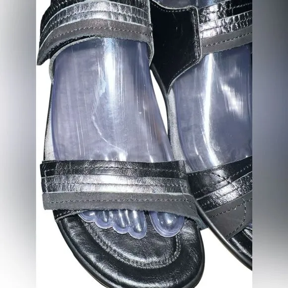 Romika Gorda 05 Black Schwartz Kombi Comfort Sandals Shoes Size 38 Or US 7.5