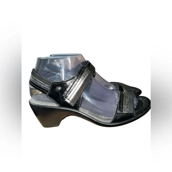 Romika Gorda 05 Black Schwartz Kombi Comfort Sandals Shoes Size 38 Or US 7.5