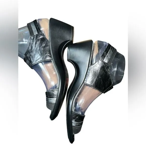 Romika Gorda 05 Black Schwartz Kombi Comfort Sandals Shoes Size 38 Or US 7.5