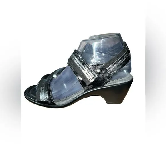 Romika Gorda 05 Black Schwartz Kombi Comfort Sandals Shoes Size 38 Or US 7.5