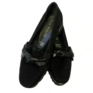Ron White Rita Knot Platform Loafer WeatherproofCashmere Suede Shoes size 38.5