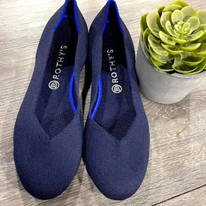 Rothys maritime blue size 8.5 fla…
