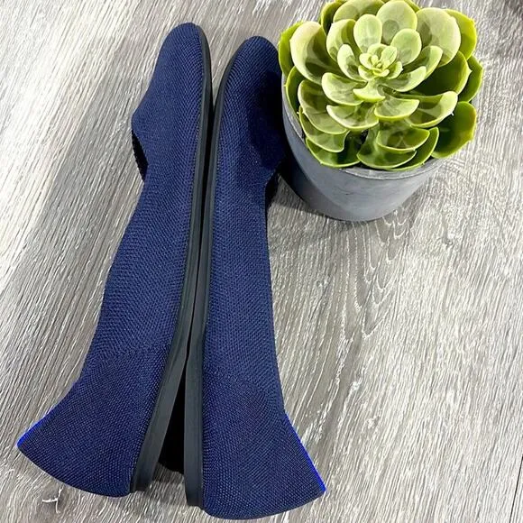 Rothys maritime blue size 8.5 fla…