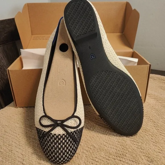 Rothy’s the ballet flat in Coco Shoes Size 9.5