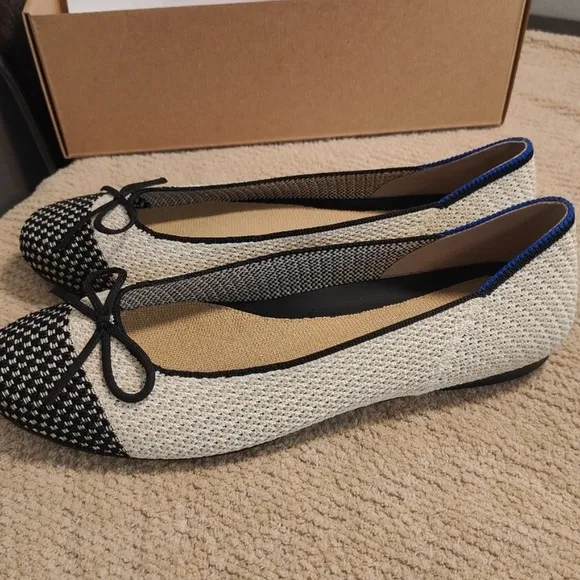 Rothy’s the ballet flat in Coco Shoes Size 9.5