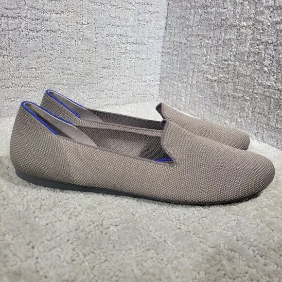 Rothy's The Loafer Women's Size 9.5 Mocha Brown Rounded Toe Slip On Flat Shoes