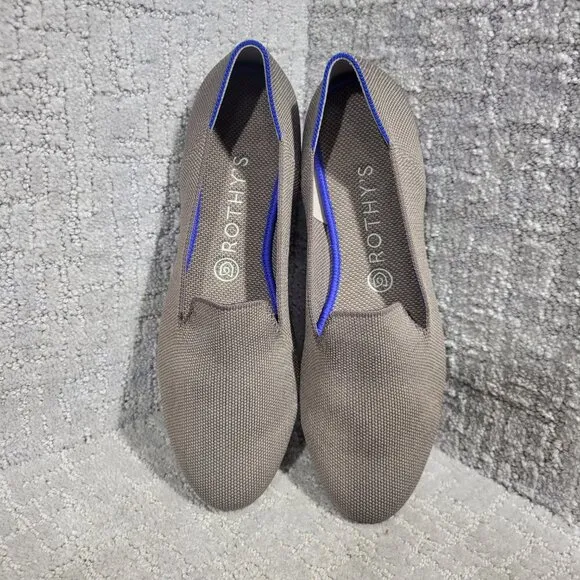 Rothy's The Loafer Women's Size 9.5 Mocha Brown Rounded Toe Slip On Flat Shoes