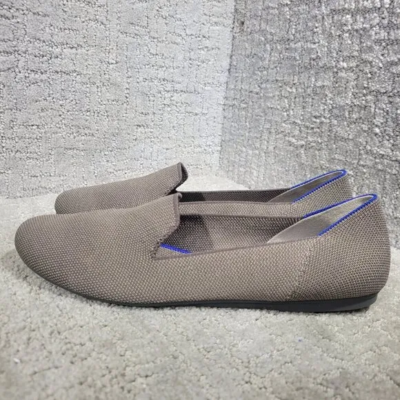 Rothy's The Loafer Women's Size 9.5 Mocha Brown Rounded Toe Slip On Flat Shoes