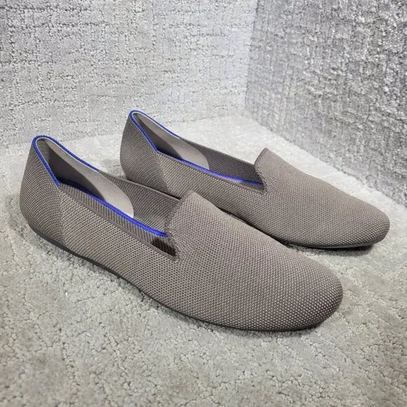 Rothy's The Loafer Women's Size 9.5 Mocha Brown Rounded Toe Slip On Flat Shoes