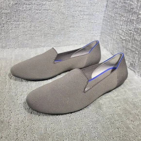 Rothy's The Loafer Women's Size 9.5 Mocha Brown Rounded Toe Slip On Flat Shoes