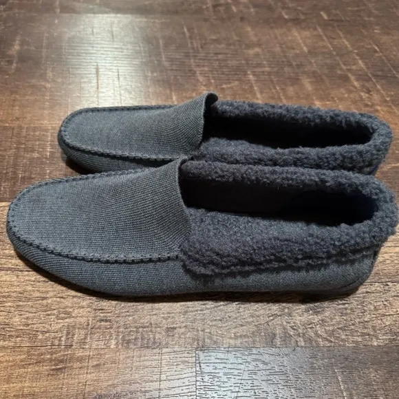 Rothy's The Slipper Men's Gray Merino Wool Slippers 13 NWOT