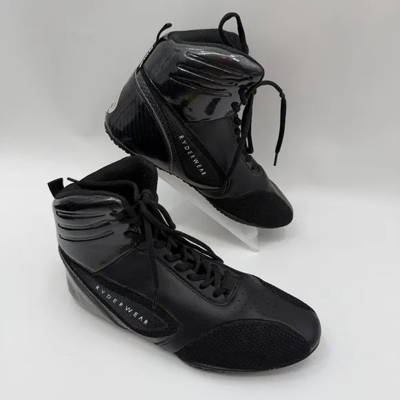 Ryderwear D-MAC Carbon Fibre Black Lifting Shoes For Weight Lifting size US 7