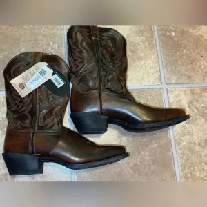 SALE NWT LAREDO MEN'S LAWTON WESTERN BOOTS SHOES SQUARE TOE 68444 Size 11.5