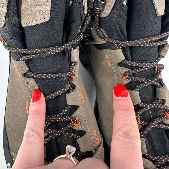 Salewa Mountain Trainer 2 Women Hiking Boots Brown Bungee/Black Size 10