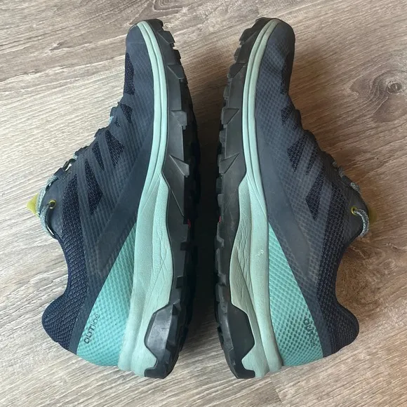 Salomon Outline GORE-TEX Hiking Shoes Teal Blue Womens 11 UK 9.5 EU 44