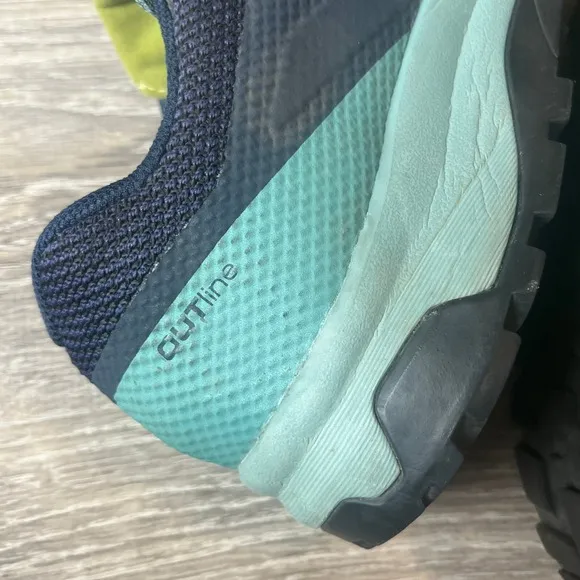 Salomon Outline GORE-TEX Hiking Shoes Teal Blue Womens 11 UK 9.5 EU 44