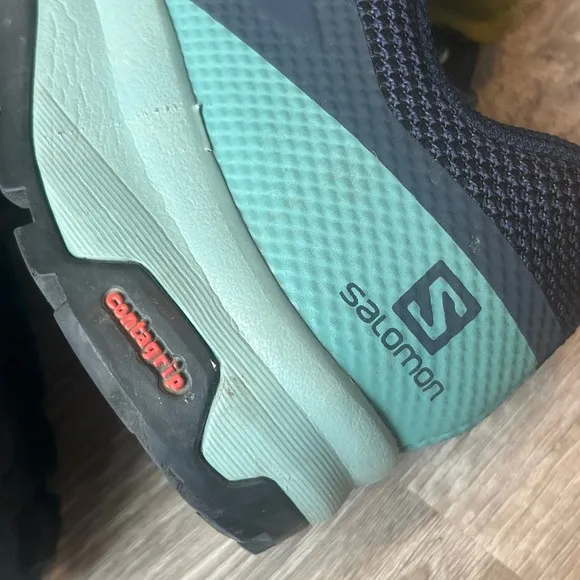 Salomon Outline GORE-TEX Hiking Shoes Teal Blue Womens 11 UK 9.5 EU 44