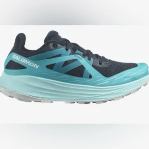 Salomon Women's Shoes Ultra Flow Blue black trail running shoes Salomon size 8.5
