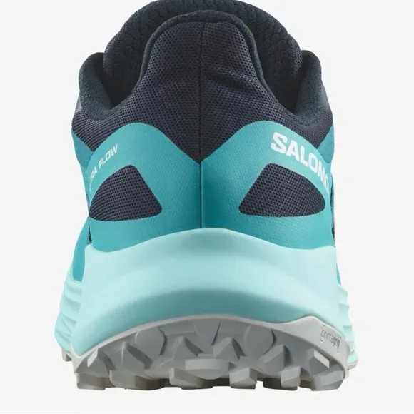 Salomon Women's Shoes Ultra Flow Blue black trail running shoes Salomon size 8.5