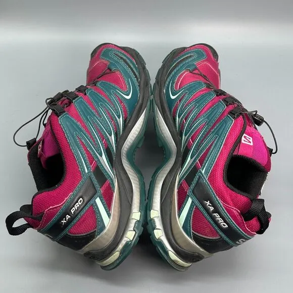Salomon XA Pro 3D Classic Women's 9.5 Pink Athletic Hiking Sneakers Code-Lock