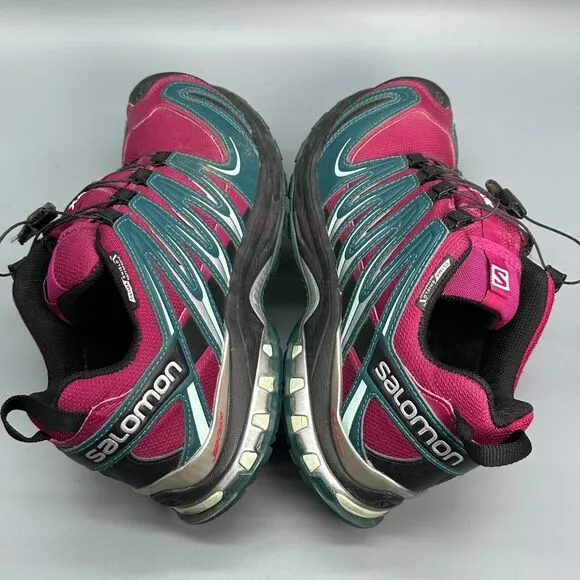 Salomon XA Pro 3D Classic Women's 9.5 Pink Athletic Hiking Sneakers Code-Lock