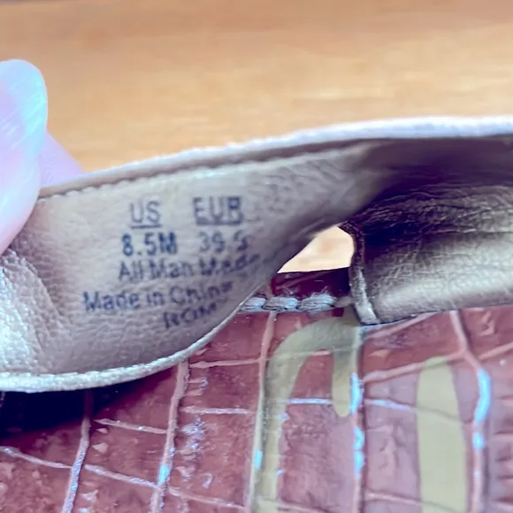 Sam Edelman Brown Sandals Platform Heels Size 8.5M