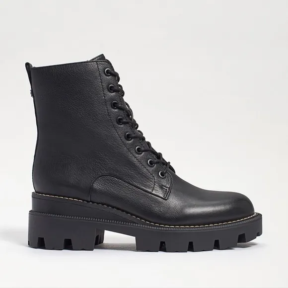 Sam Edelman | Garret Leather Waterproof Combat Boots | 9.5 | NWT | RARE