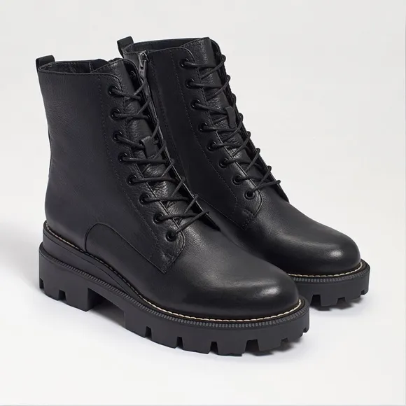 Sam Edelman | Garret Leather Waterproof Combat Boots | 9.5 | NWT | RARE