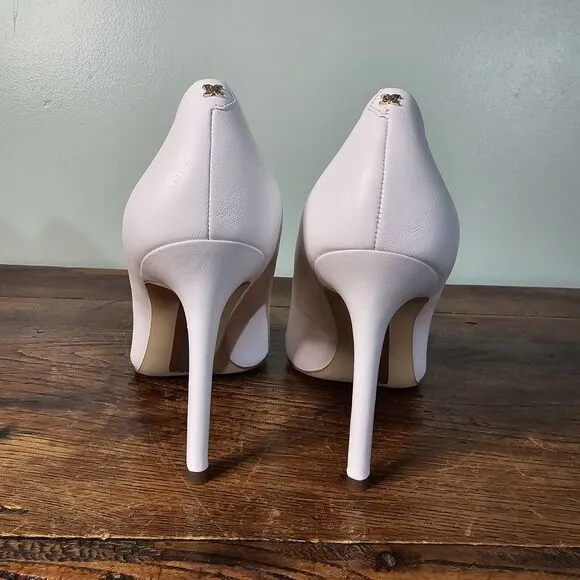 Sam Edelman Hazel Bright White Stiletto Heel Pointed Toe Pumps Size 10 WIDE