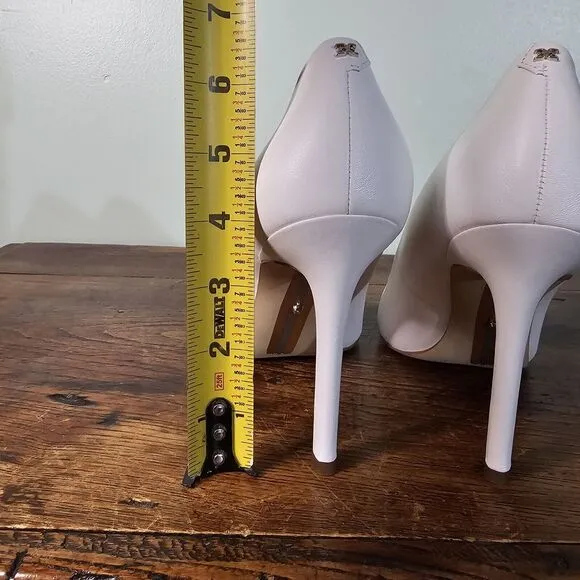 Sam Edelman Hazel Bright White Stiletto Heel Pointed Toe Pumps Size 10 WIDE